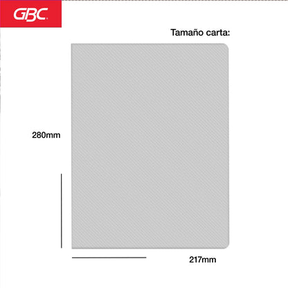 GBC P3559 Cubierta para Encuadernar Rayado Color Humo