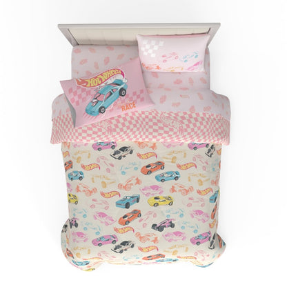Franco Pokémon Juego de Ropa de Cama, 7 Piezas, Tamaño Matrimonial - 7 Piece Full Size - Hot Wheels - playera para niñas