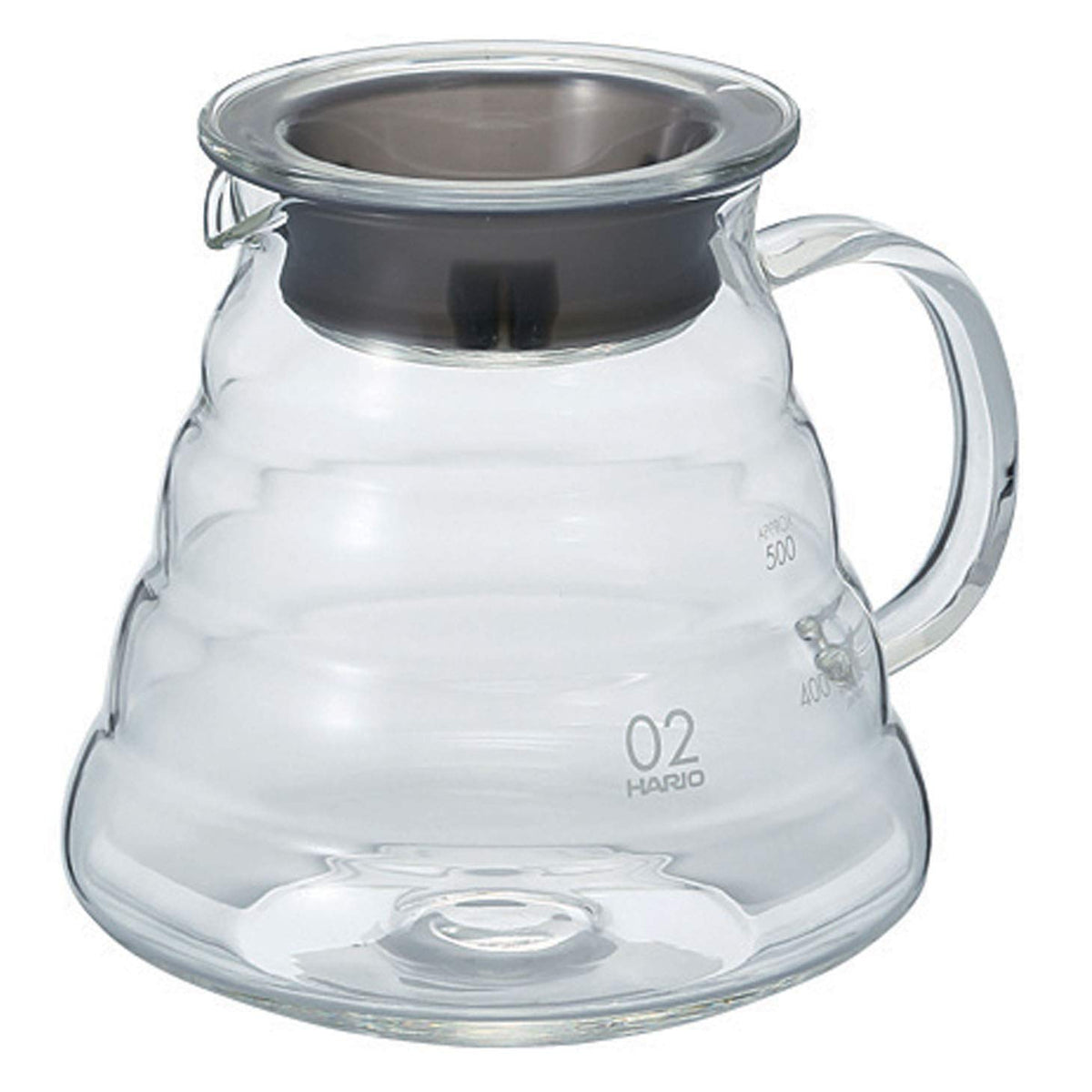 Hario V60 Range XGS-60TB Jarra para Café o Té, 600 ml, Transparente