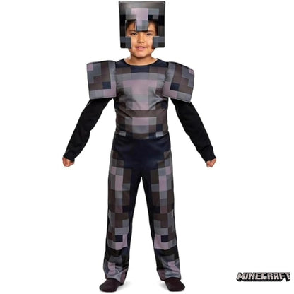 Disguise Minecraft Netherite Armadura, disfraz oficial de Minecraft para niños, grande (10-12)