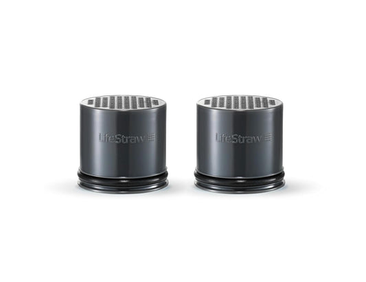 LifeStraw Go - Filtros de repuesto para botellas de filtro de agua de 2 etapas, para senderismo, camping, viajes y más