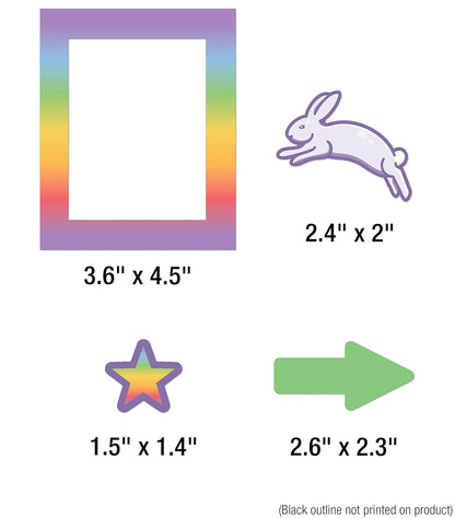 Carson Dellosa Boho Rainbow Number Line Juego de 42 piezas, codificado por colores -20-120 numérico con recortes manipulativos para juegos de matemáticas, suministros para maestros, tablón de anuncios
