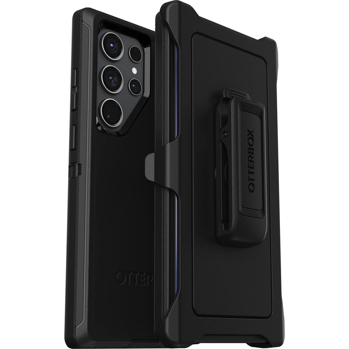OtterBox Defender Series - Funda para Galaxy S23 Ultra, color negro