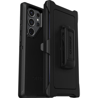 OtterBox Defender Series - Funda para Galaxy S23 Ultra, color negro
