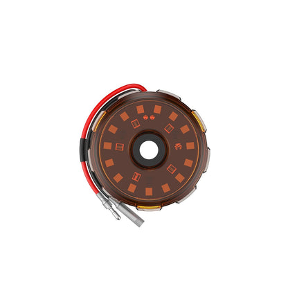 KC 1360 Cyclone V2 LED Luz Única para Todoterreno Lente Ámbar Haz de Inundación 5W, Negro