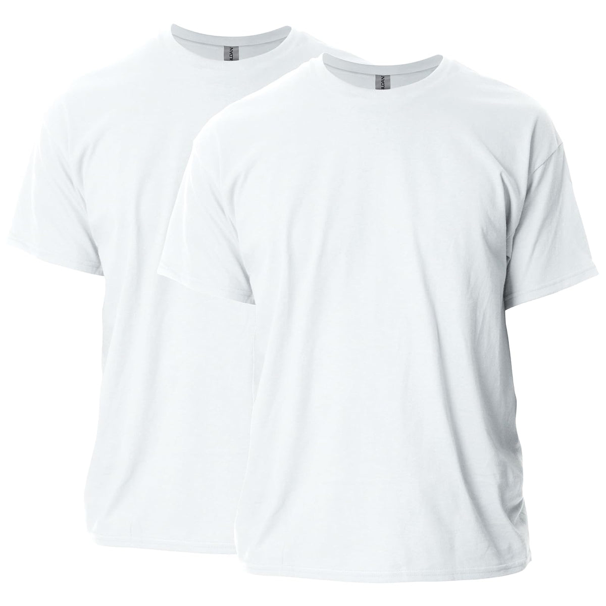 Gildan Playera Ultra Cotton G2000 Multipack para Hombre, Ajuste Clásico - Blanco 2 piezas (White (2-Pack)) - 5XL