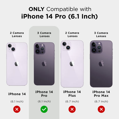 Case-Mate iPhone 14 Pro Case - Twinkle Stardust [10FT Drop Protection] [Compatible with MagSafe] Magnetic Cover with Cute Bling Sparkle for iPhone 14 Pro 6.1", Anti-Scratch, Shock Absorbent, Slim Fit