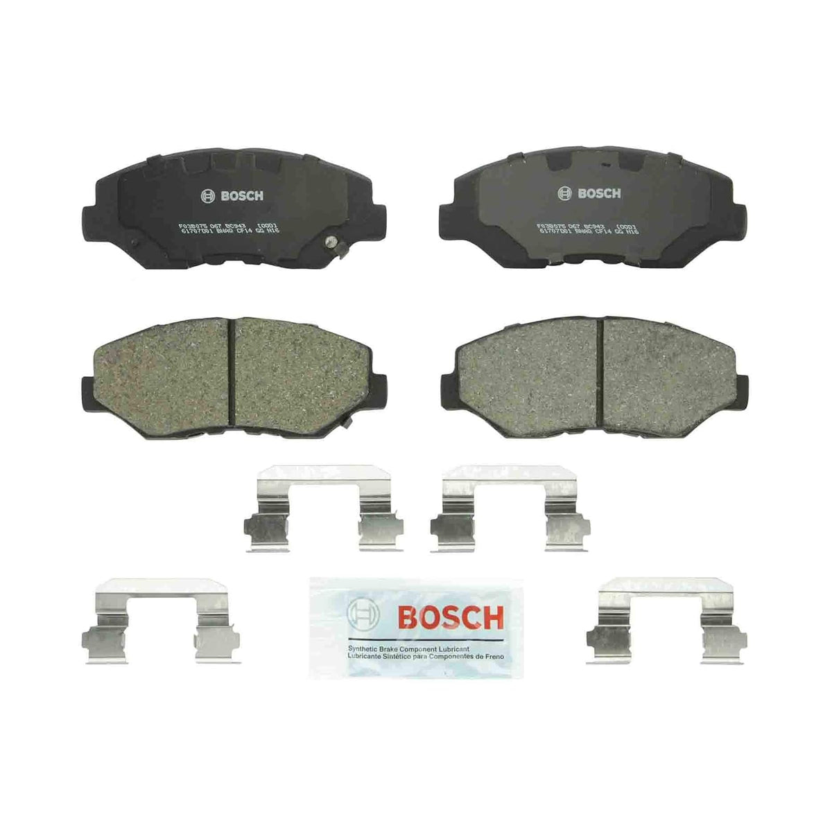 Bosch QuietCast Premium Pastillas de Freno Cerámicas - Frente - 943 - Juego de pastillas de freno