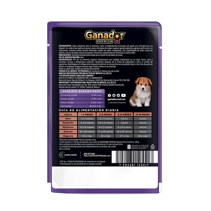 Alimento Humedo para Perro Ganador Premium Cachorro Higado & Pavo