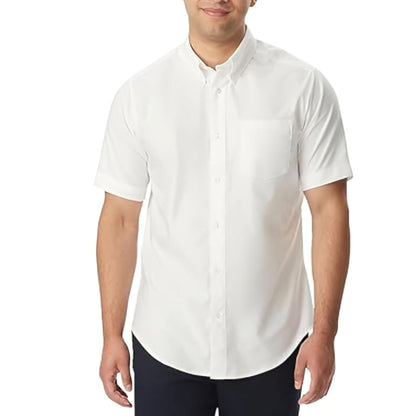 French Toast Men's Short Sleeve Oxford Shirt