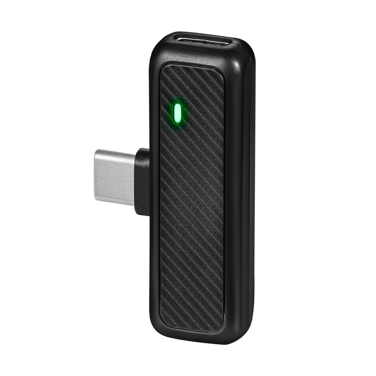 Kaiser Kit de Micrófonos Tipo Lavalier Inalámbricos, Base Recargable, Receptor Tipo C, Negro, Cancelación de Ruido 12-8050