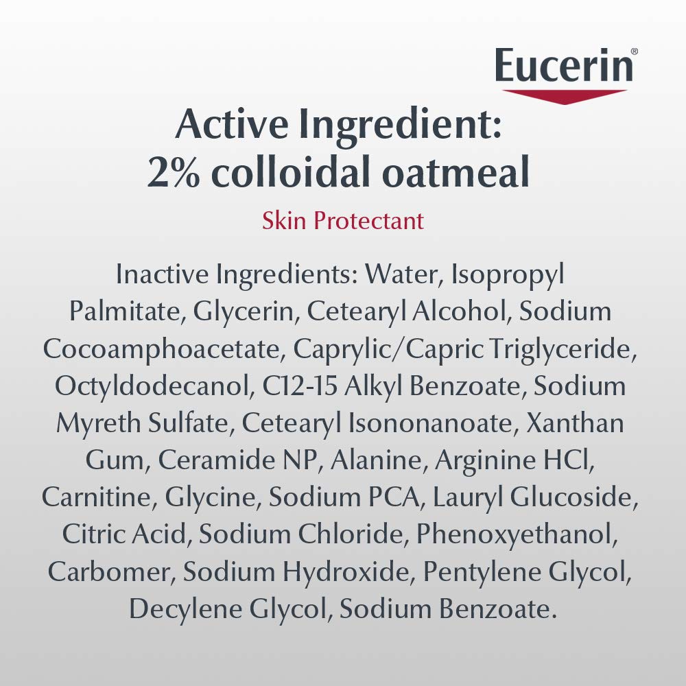 Eucerin Baby Eczema Relief Cream & Body Wash, Eczema Body Wash para bebés, botella de 13.5 onzas líquidas