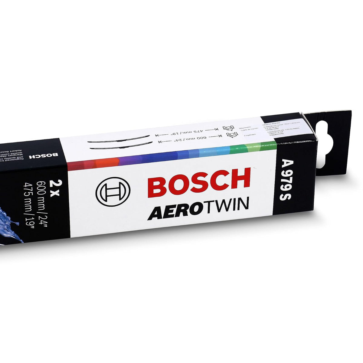 Bosch Aerotwin Limpiaparabrisas de Repuesto OEM Top Lock 3397118979, 24+19 in