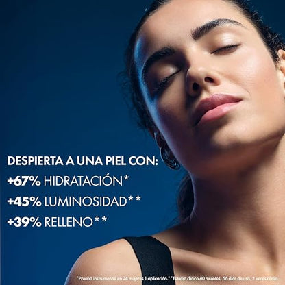 Vichy Minéral 89 Crema de Noche con Melatonina Pura Dermatológica 50ml | Crema Recuperadora Nocturna con Melatonina Pura y Ácido Hialurónico para Regenerar y Rellenar la Piel Mientras Duermes