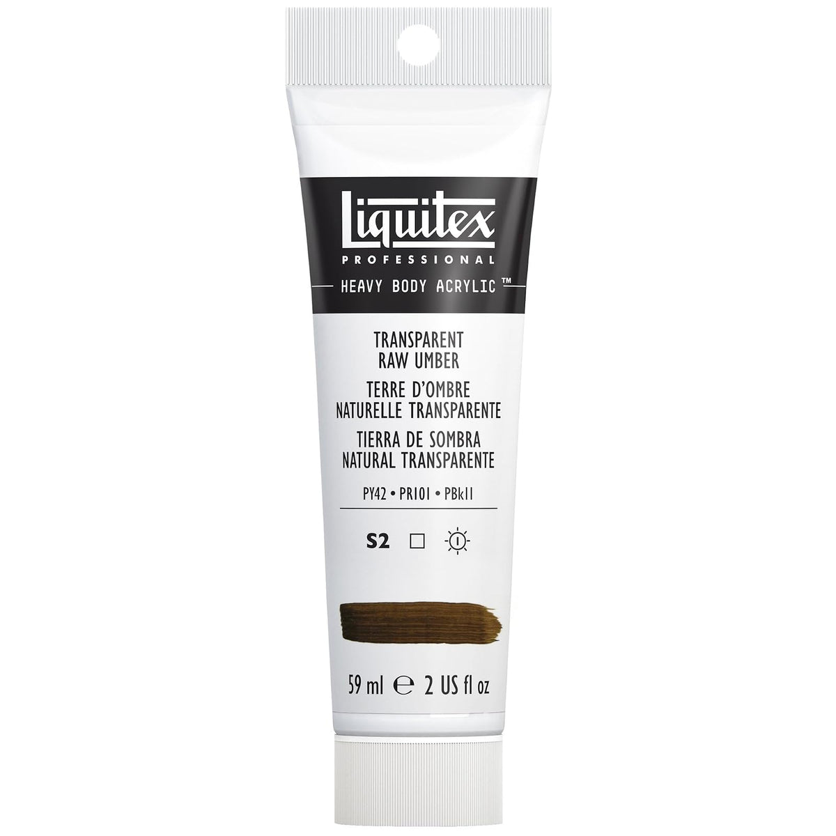 Liquitex Heavy Body pintura acrílica Brilliant Purple 59 ml - Marrón (Transparent Raw Umber 333)