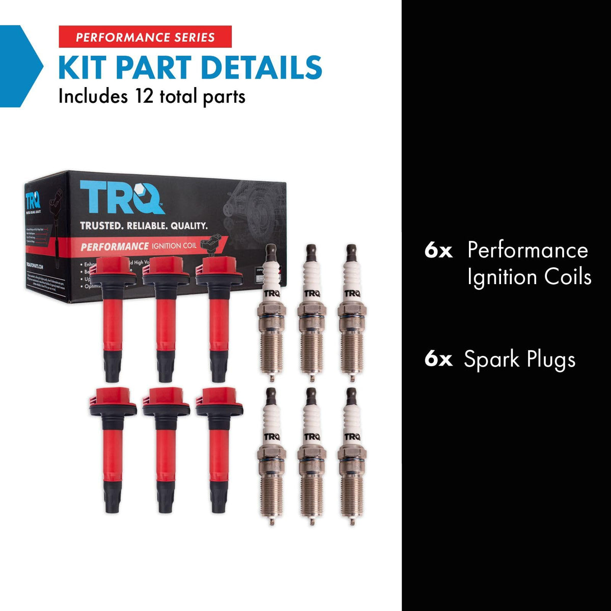 TRQ Performance - bocinas de encendido y bujías para Ford 12-19 Lincoln 2011-2019
