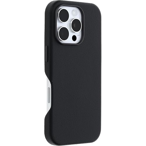 OtterBox iPhone 16 Pro Symmetry Series - Piel de Cactus para MagSafe - Negro Ceniza Negro