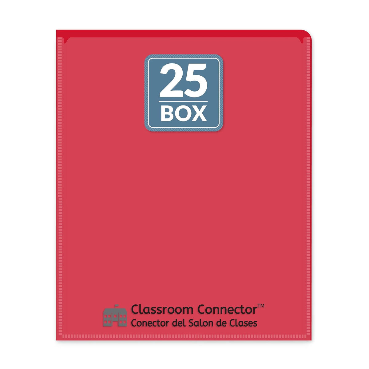 Carpetas C-Line Classroom Connector de la escuela al hogar, morado, 25 por caja (32009) - Box of 25 - Rojo