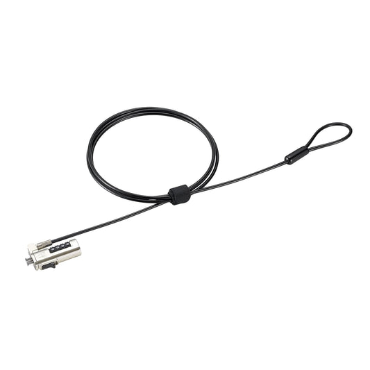 Kensington Candado combinado para portátil para ranura de seguridad de tamaño nano, cerradura de combinación de 4 dígitos reajustable (K60214WW)