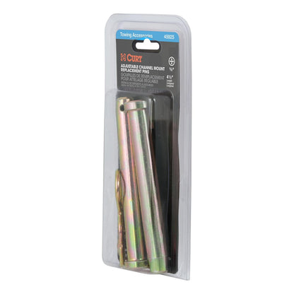 CURT Pasadores y Clips de Repuesto para Enganche de Remolque Ajustable 45925, Dorado