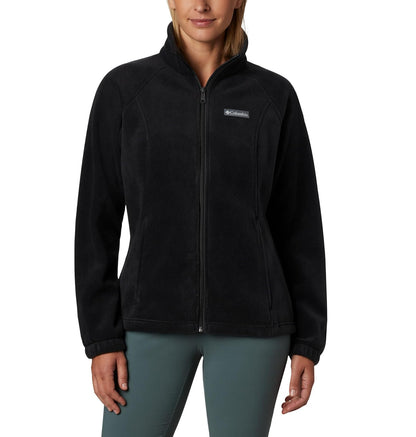 Columbia Benton Springs Chamarra de Forro Polar para Mujer - 2XL - Negro