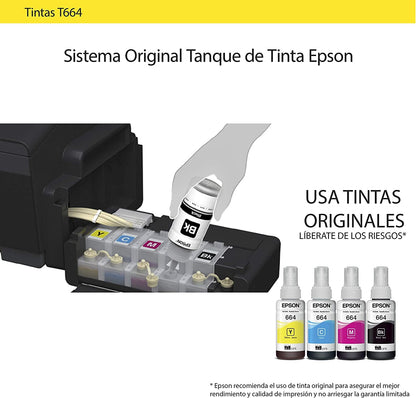 Epson Ecofit Botellas de Tinta Neg-Cian-Mag-Ama T664 4 Unidades