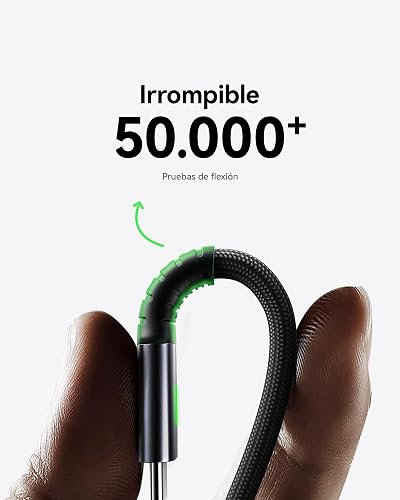 INIU 100W Cable USB C a C, [2m] Cable Tipo C Carga Rápida Nylon Type | 20V 5A Carga Rapida Nylon PD para iPhone 17 16 Pro Max, MacBook iPad, Samsung S26, Pixel Xiaomi Steam Deck PS5