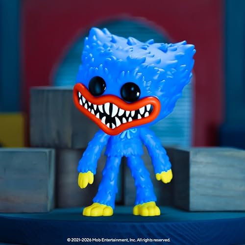 Funko Pop! Games: Poppy Playtime - Huggy Wuggy | Mercancía Oficial - Figura de Vinilo Coleccionable para Decoración - Regalo de Cumpleaños para Fans