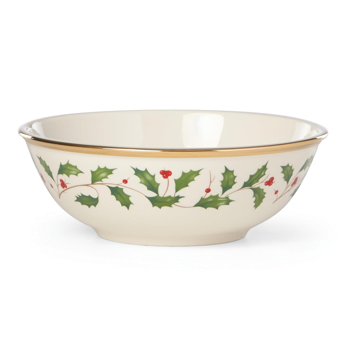 Lenox Holiday Piezas de Vajilla Navideña de Porcelana - tazón para colocar