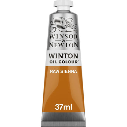 Winsor & Newton Winton Pintura al Óleo, Tubo de 37 ml - Tubo de 37 ml - Marrón (Raw Sienna 552)