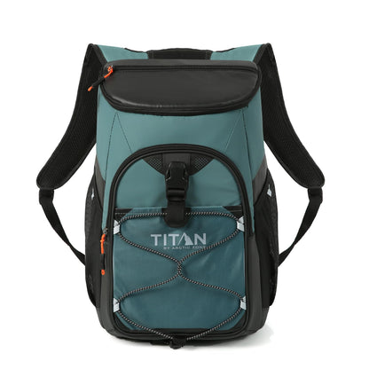 Titan by Arctic Zone - Mochila enfriadora, Bolsa aislada de Lado Suave con Forro a Prueba de Fugas y Correas Acolchadas, para Almuerzo, Picnic y Viajes, Capacidad de 24 latas