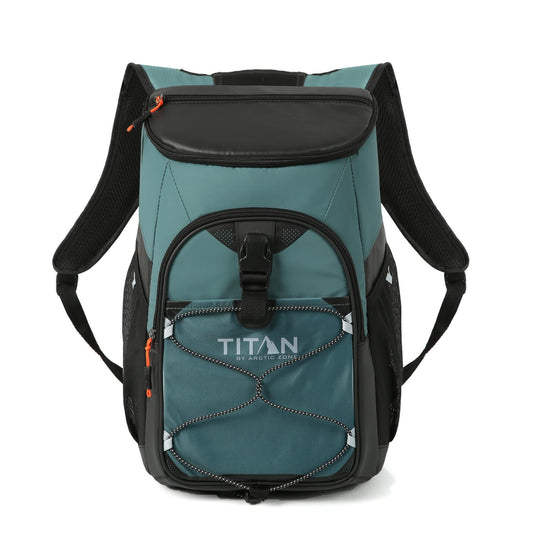 Titan by Arctic Zone - Mochila enfriadora, Bolsa aislada de Lado Suave con Forro a Prueba de Fugas y Correas Acolchadas, para Almuerzo, Picnic y Viajes, Capacidad de 24 latas