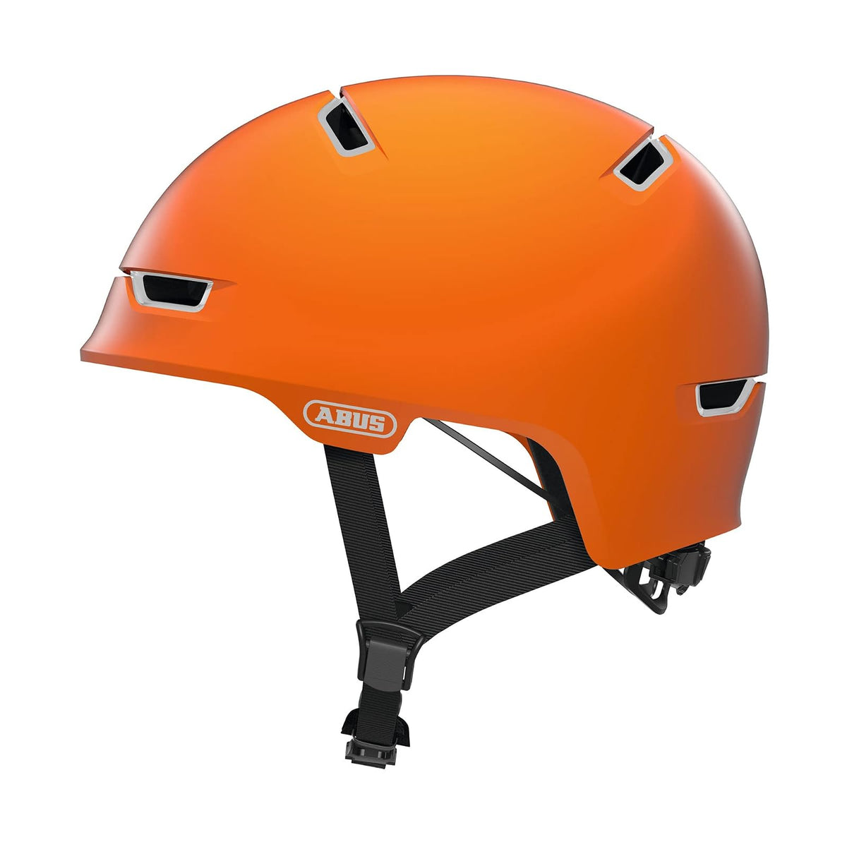 ABUS Stadthelm Scraper 3.0 Ace - Robuster Fahrradhelm für den Stadtverkehr - für Damen und Herren - L (57-61 cm) - Naranja (signal orange)