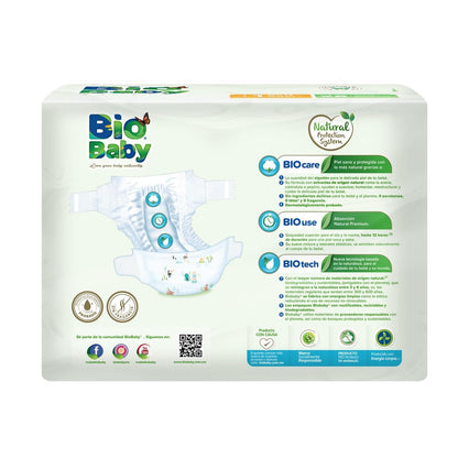 Bio Baby Pañal Talla 1 Pequeño 168 pañales