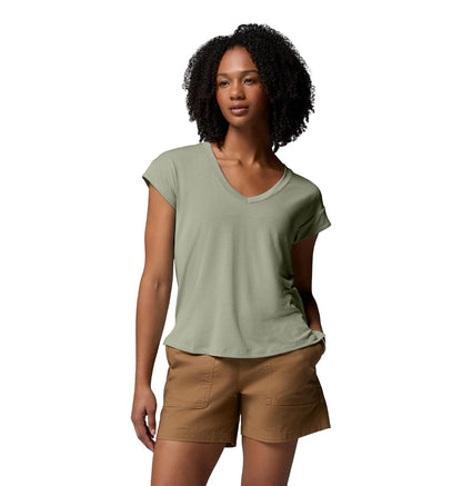 Columbia Daniela Falls - Camiseta de Manga Corta con Cuello en V para Mujer