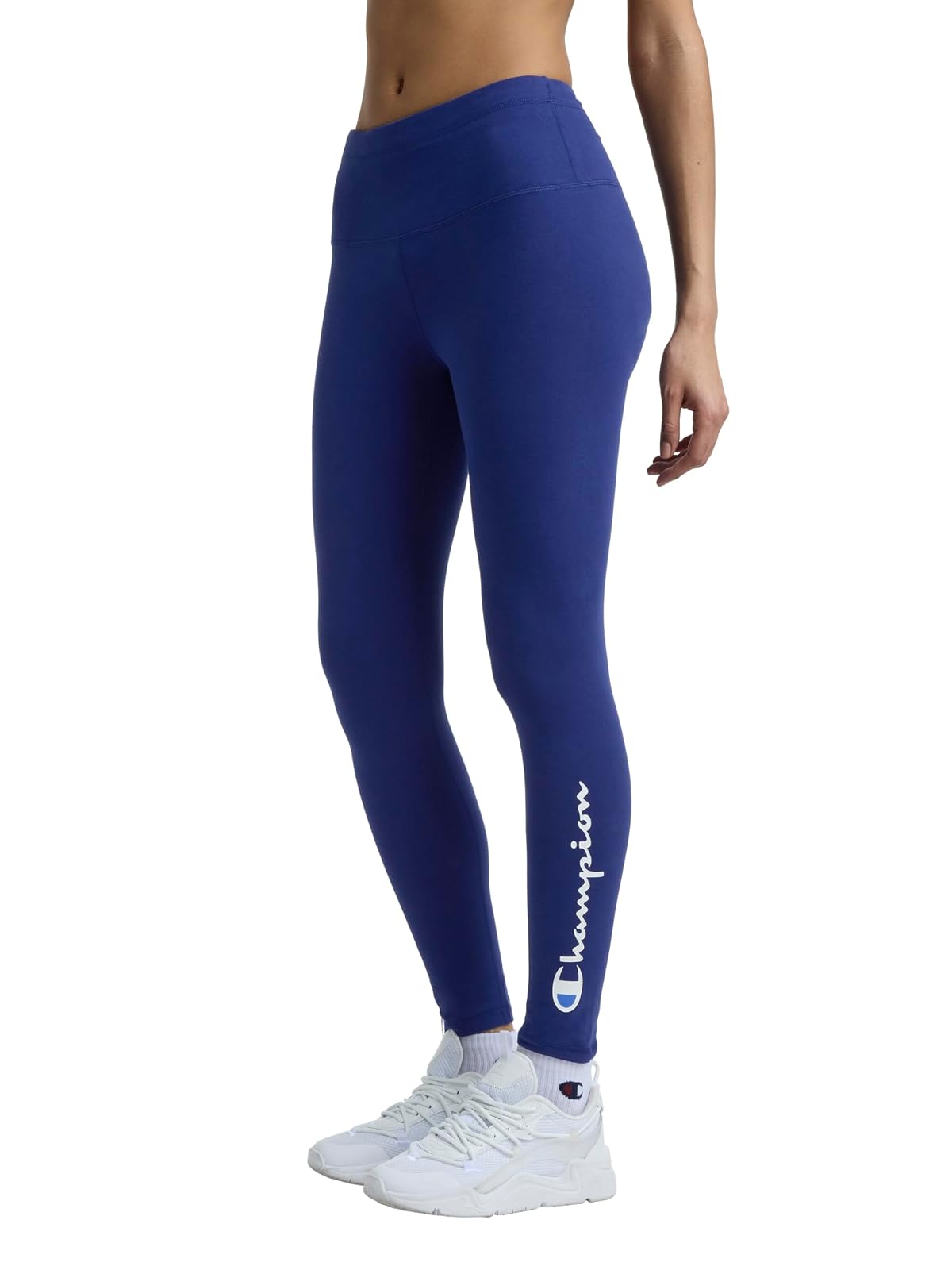 Champion Performance Script leggings 7/8 para mujer - G - azul Depths