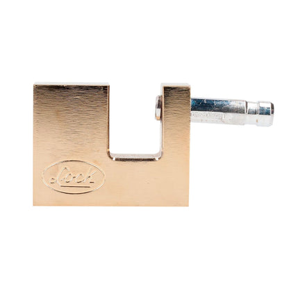 Lock L22C70TLBB Candado de Acero para Cortina Metálica 70 mm Latón Brillante Llave Tetra