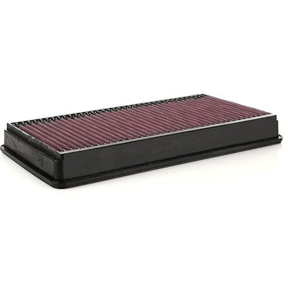 K&N Filtro de Aire de Motor de Alto Flujo 33-2248, Lavable, Rojo Brezo, para Ford Excursion/F250/F350 1998-2007