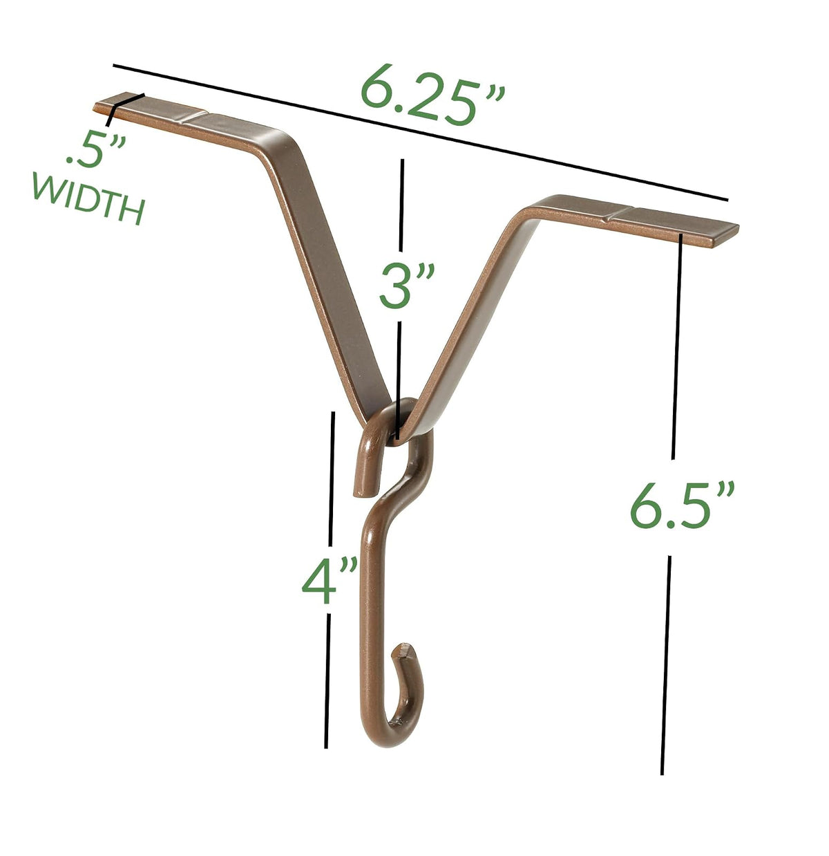 Rain Chain Gutter Clip, 7"L X 6"W
