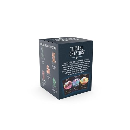 Unstable Games Twisted Cryptids - Mini Caja de ciegas de Vinilo, Incluye una Tarjeta Promocional jugable, Bonita Caja misteriosa de Figura Adorable