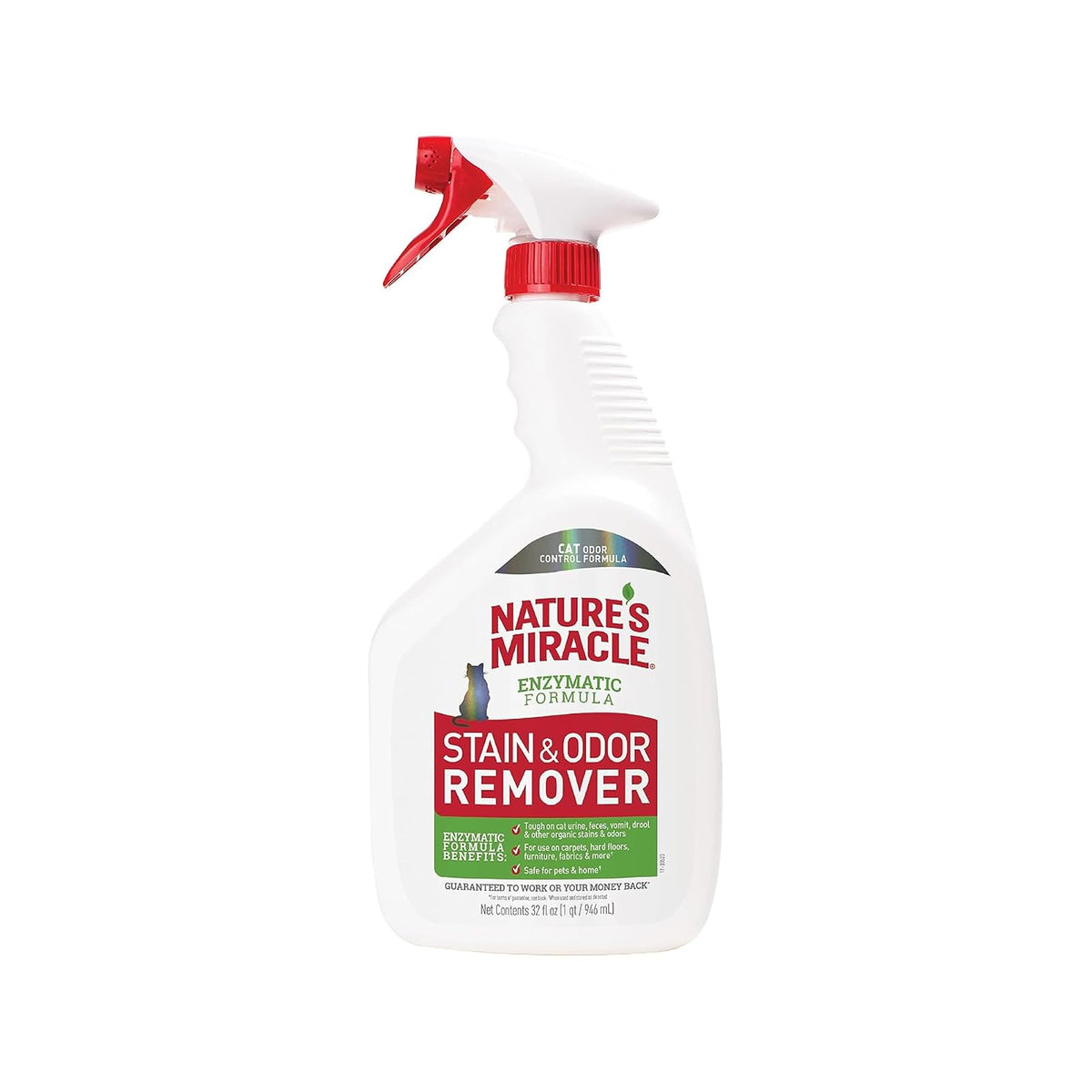 Nature's Miracle Eliminador de Manchas y Olores para Gato - 946 ml (Pack of 1) - Spray
