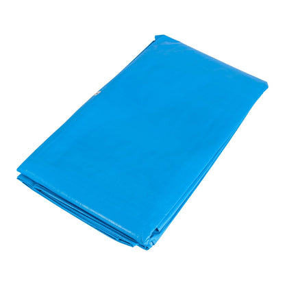Truper Lona Reforzada con Ojillos de Aluminio - Lona - 4 x 5 m - Azul
