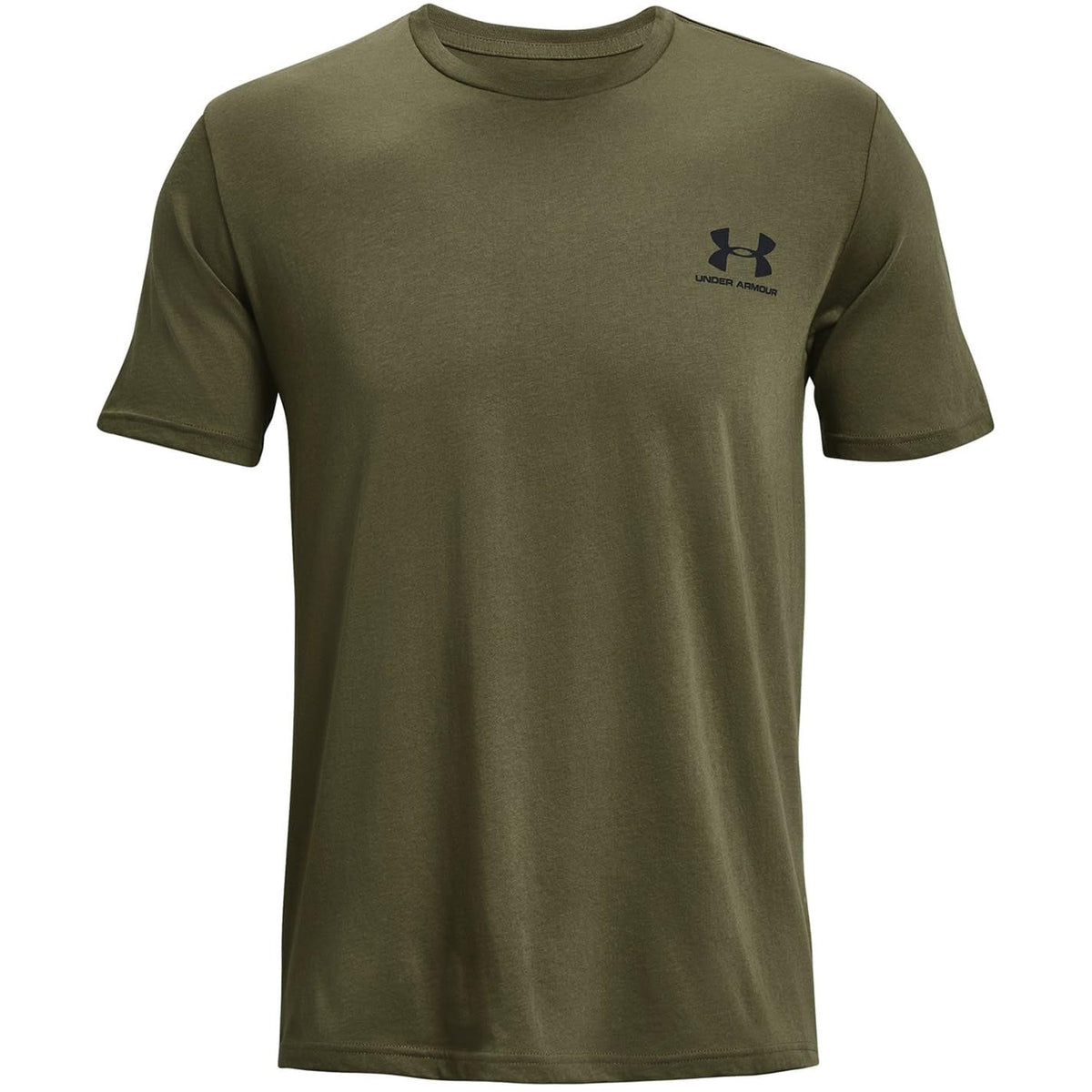Under Armour Sportstyle Left Chest Camiseta de Entrenamiento para Hombre - (390) Marine Od Green - Black - Black - 3XL