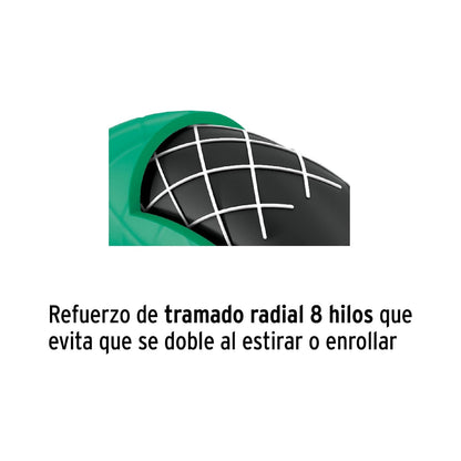 Pretul MAN-15X1/2P, Manguera 1/2", 2 capas, conexiones plásticas, 15 m, Pretul