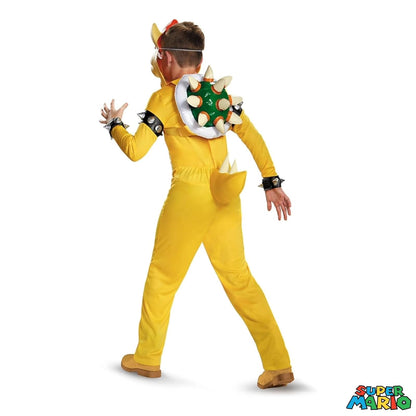 Nintendo DISK85147G Bowser Deluxe - Disfraz para niños, talla L