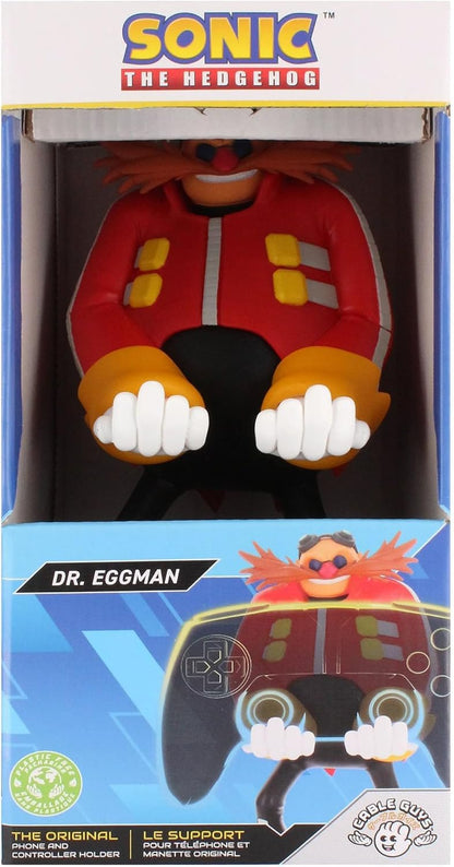 Exquisito Juego: Sonic The Hedgehog: Dr. Eggman - Driver Original y Soporte para teléfono, Soporte de Dispositivo Coleccionable, Figura Oficial
