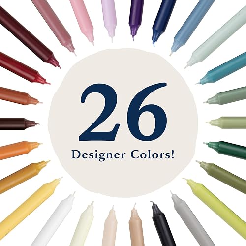 Northern Lights Candles Nlc Premium Tapers 12 Piezas Verde Musgo 12 Pulgadas