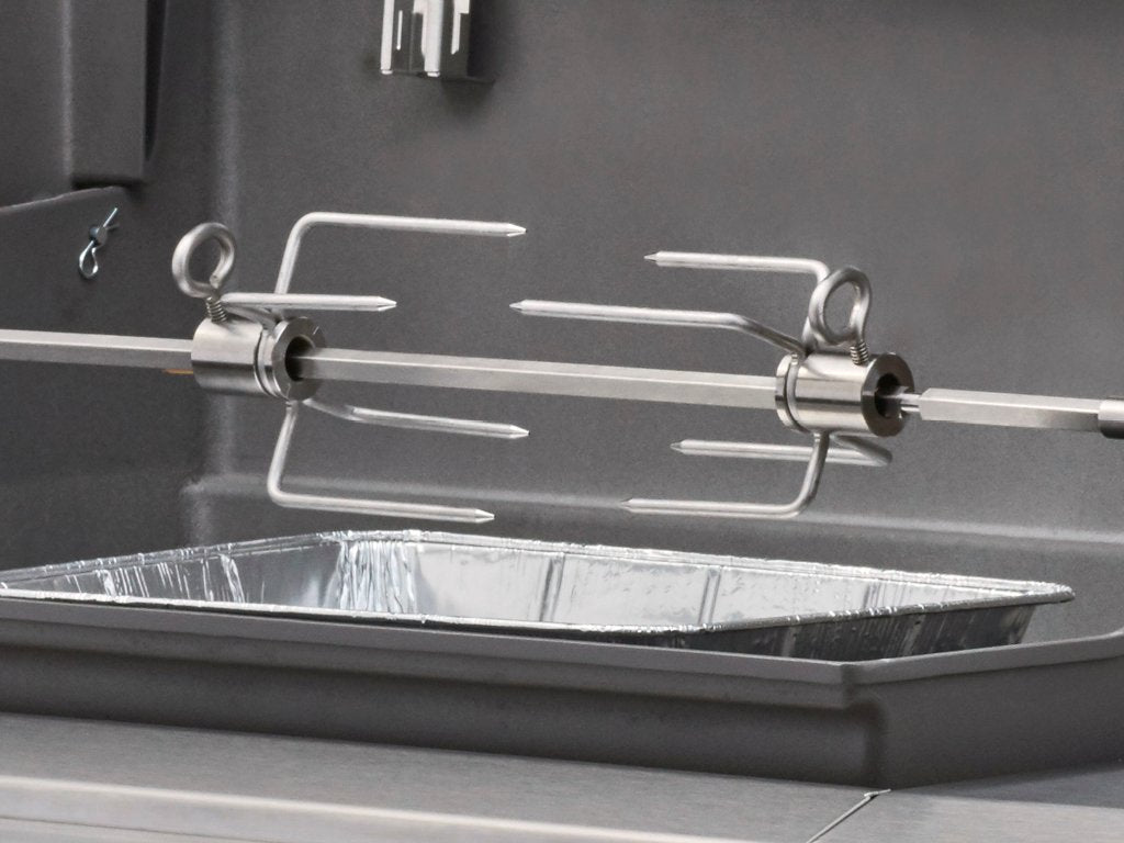 Weber 7652 Rotisserie for Use with Genesis II & II LX 2 & 3 Burner 300 Series Grills