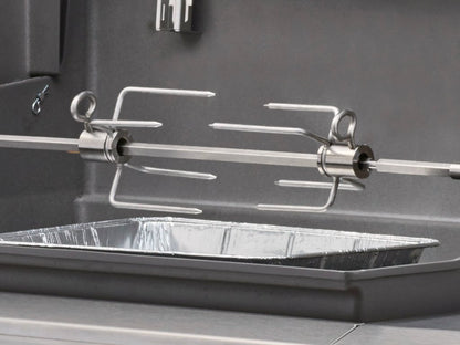 Weber 7652 Rotisserie for Use with Genesis II & II LX 2 & 3 Burner 300 Series Grills