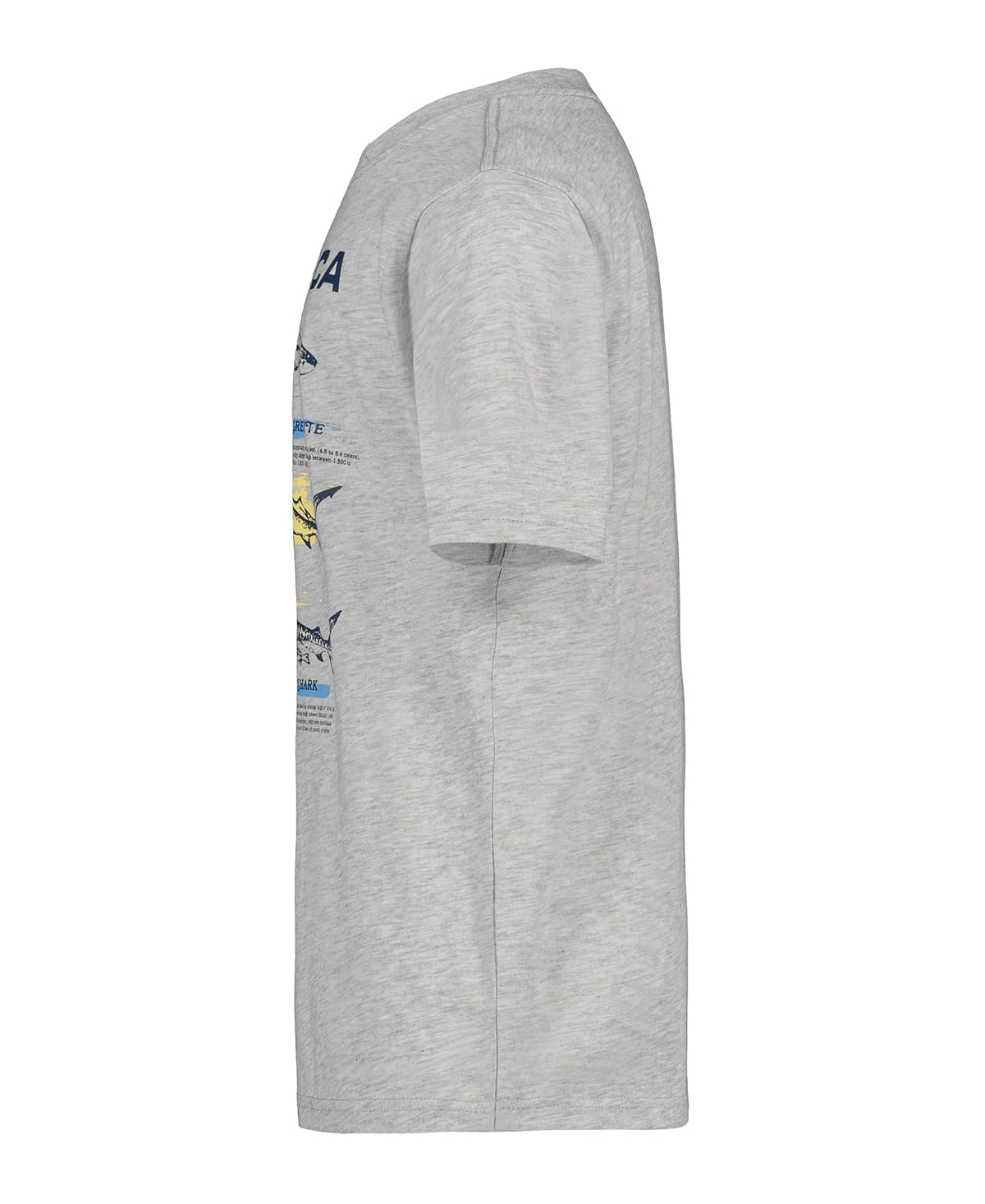 Nautica - Playera de Manga Corta con Cuello Redondo para niño, Suave, cómoda, Ajuste Relajado